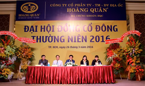 Địa ốc Hoàng Quân đặt mục tiêu lợi nhuận 500 tỷ năm 2016 ảnh 1