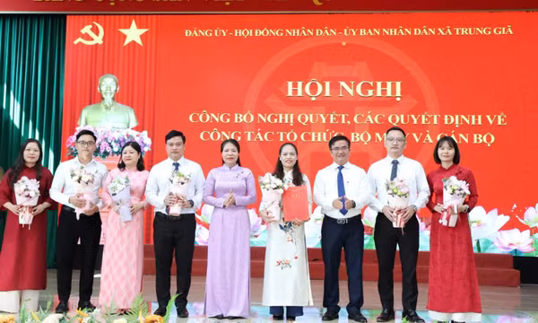 Hà Nội: Xã Trung Giã kiện toàn bộ máy, nâng cao hiệu quả hoạt động