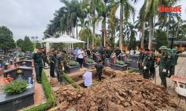 Hà Nội hoàn thành sớm 'chiến dịch' lấy mẫu hài cốt liệt sĩ