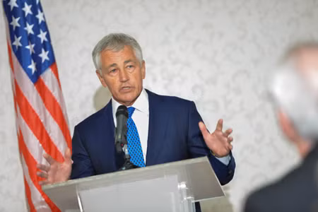 Chuck Hagel: Mỹ đang cân nhắc giải pháp cho Syria ảnh 1