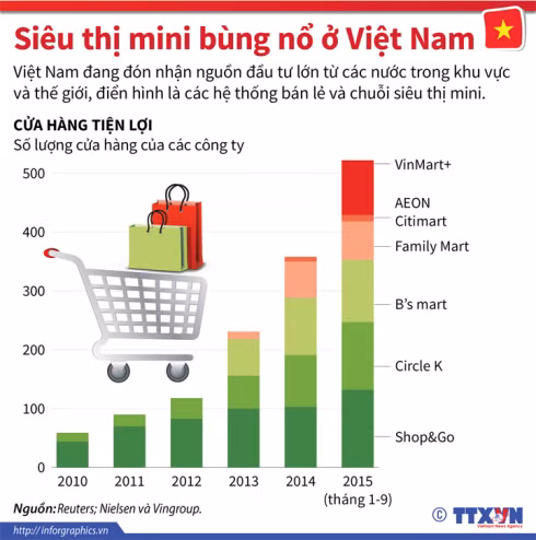 Siêu thị mini bùng nổ ở Việt Nam ảnh 1