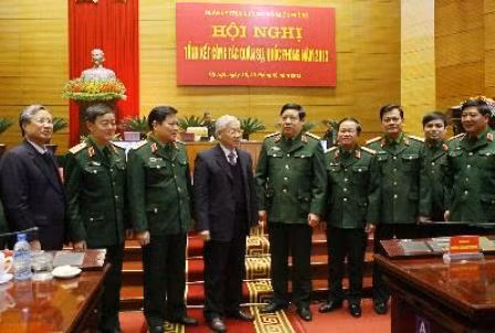 Hội nghị tổng kết công tác quân sự, quốc phòng năm 2013 ảnh 2