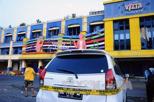 Cháy quán bar karaoke ở Indonesia, 17 người thiệt mạng ảnh 1