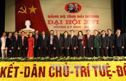 Khai mạc Đại hội Đại biểu Đảng bộ tỉnh Hải Dương lần thứ XVI ảnh 2