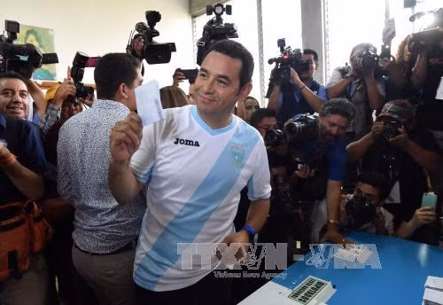 Ông Jimmy Morales đắc cử Tổng thống Guatemala ảnh 1