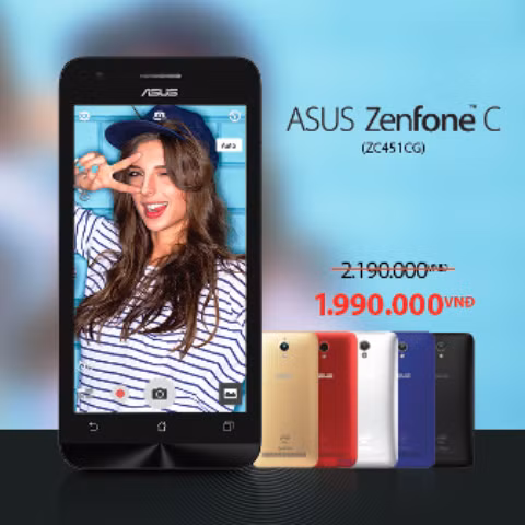 ASUS ZenFone C chỉ còn 1.990.000 đồng ảnh 1