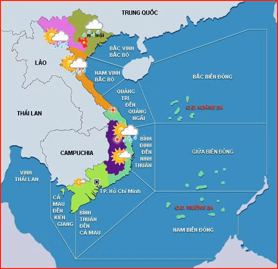 Bắc bộ giảm mưa, Nam bộ nắng nóng thu hẹp ảnh 1
