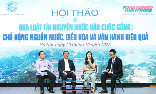 Chuyển từ ứng phó bị động sang điều hành nguồn nước theo kịch bản
