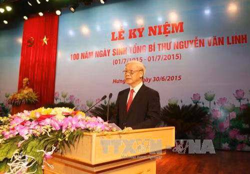 Lễ Kỷ niệm 100 năm ngày sinh Tổng Bí thư Nguyễn Văn Linh ảnh 1
