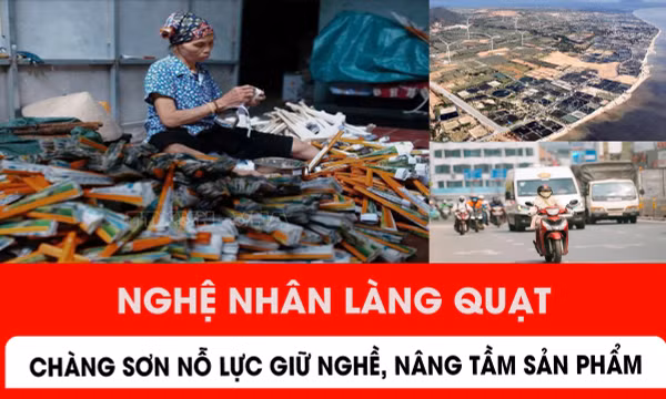 Nghệ nhân làng quạt Chàng Sơn nỗ lực giữ nghề, nâng tâm sản phẩm