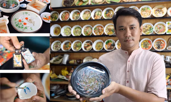 Anh Nguyễn Tấn Đạt: Gần 10 năm bền bỉ với nghệ thuật tranh cá 3D