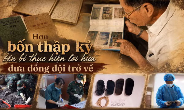 ác sĩ Trần Văn Bản bền bỉ hành trình tìm kiếm liệt sĩ suốt 47 năm.
