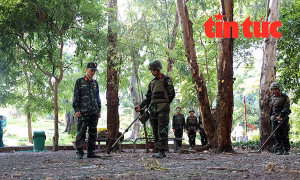 Công viên Lê Thị Riêng: Bắt đầu khảo sát, định vị hố chôn tập thể tìm kiếm hài cốt liệt sĩ