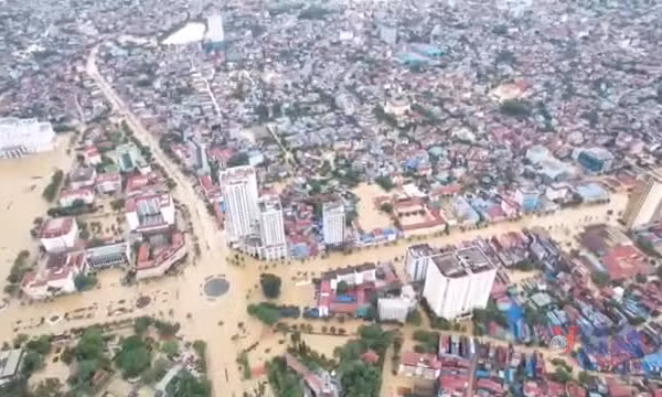 Trận lũ lịch sử tại Thái Nguyên