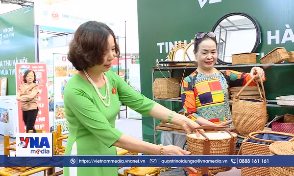 Tinh hoa thủ công mỹ nghệ lan tỏa giá trị Việt tại Hội chợ Mùa Thu