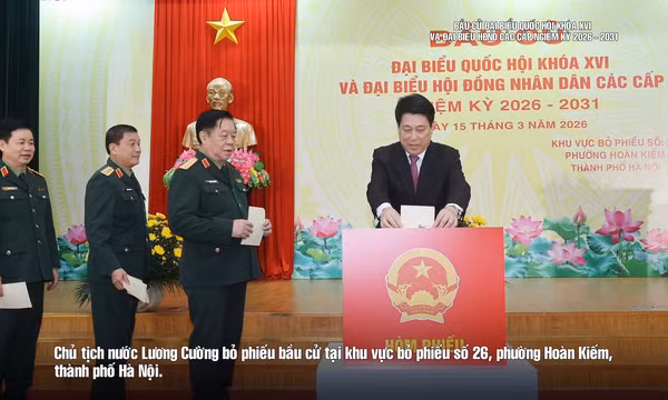 Một số hình ảnh bầu cử đại biểu Quốc hội khóa XVI và đại biểu HĐND các cấp nhiệm kỳ 2026-2031