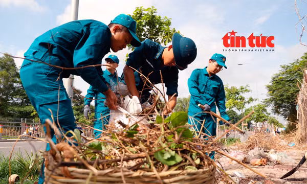 Đoàn viên, thanh niên TP Hồ Chí Minh tham gia 'Ngày Chủ nhật xanh' 