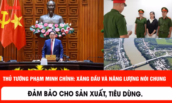 Thủ tướng Phạm Minh Chính: Xăng dầu và năng lượng đảm bảo cho sản xuất, tiêu dùng