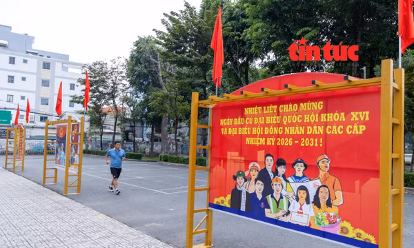 Các khu phố ở TP Hồ Chí Minh đã sẵn sàng cho ngày cử tri đi bầu cử