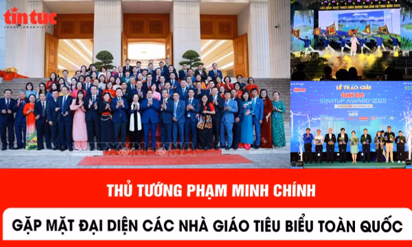 Thủ tướng Phạm Minh Chính gặp mặt đại diện các nhà giáo tiêu biểu toàn quốc