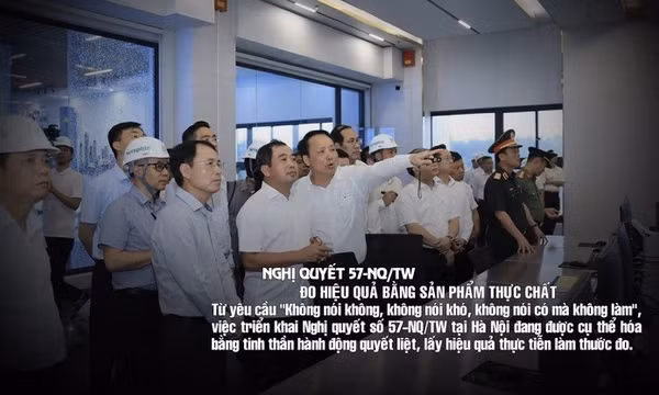 Nghị quyết 57-NQ/TW: Đo hiệu quả bằng sản phẩm thực chất