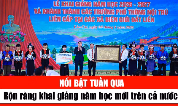 Tin tức TV nổi bật tuần qua: Rộn ràng khai giảng năm học mới trên cả nước