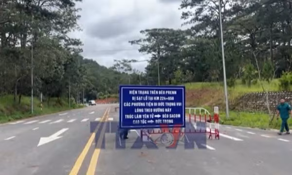 Thông xe tạm thời đèo Prenn - cửa ngõ Đà Lạt 