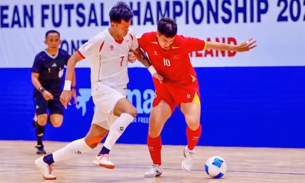 Đội tuyển futsal Việt Nam thắng đậm Myanmar ở giải Đông Nam Á 2026
