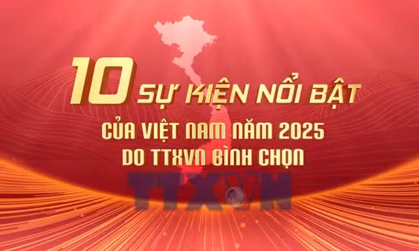 10 sự kiện nổi bật của Việt Nam năm 2025 do TTXVN bình chọn