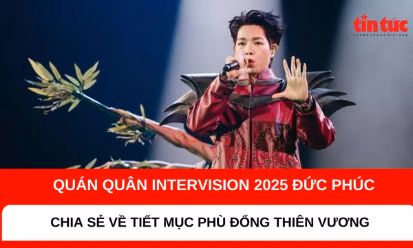 Ca sĩ Đức Phúc trở về trong vinh quang Intervision 2025
