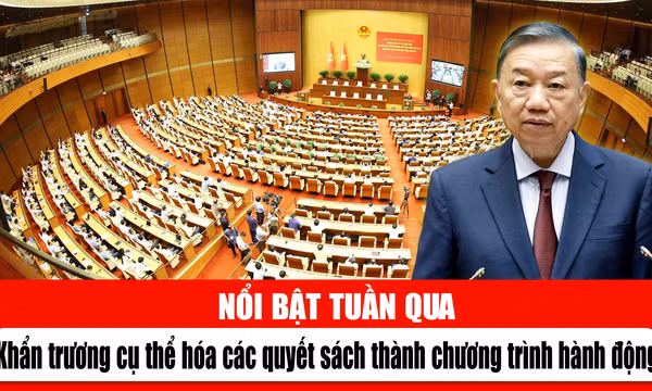 Tin tức TV nổi bật tuần qua: Khẩn trương cụ thể hóa các quyết sách thành chương trình hành động