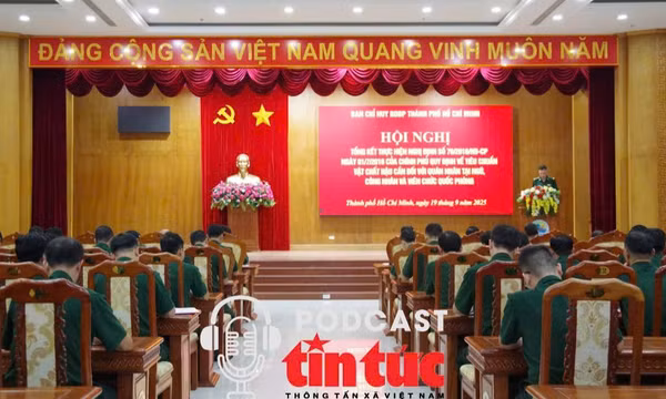 Bộ đội Biên phòng TP Hồ Chí Minh tổng kết thực hiện Nghị định 76 về tiêu chuẩn vật chất hậu cần.