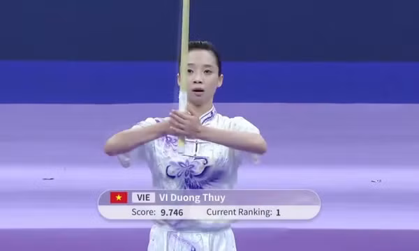 Dương Thúy Vi giành HCV Cúp thế giới 2026