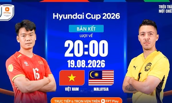 Trận Bán kết ASEAN Cup 2026 Malaysia - Việt Nam diễn ra lúc nào, xem trực tiếp ở đâu?