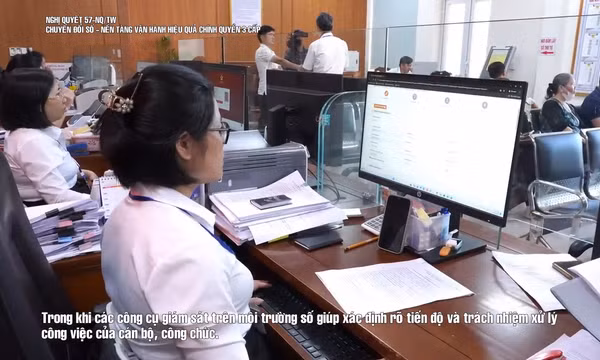 Nghị quyết 57-NQ/TW: Chuyển đổi số - nền tảng vận hành hiệu quả chính quyền 3 cấp