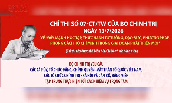 Học Bác mỗi ngày: Học tập và thực hành theo Bác là nhiệm vụ trọng yếu, thường xuyên