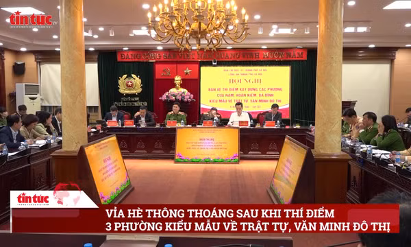 Hà Nội: Vỉa hè thông thoáng sau thí điểm 3 phường kiểu mẫu