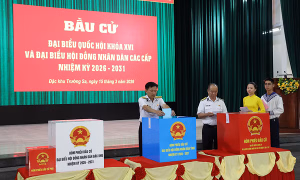 Trên 99% cử tri cả nước đã đi bầu cử