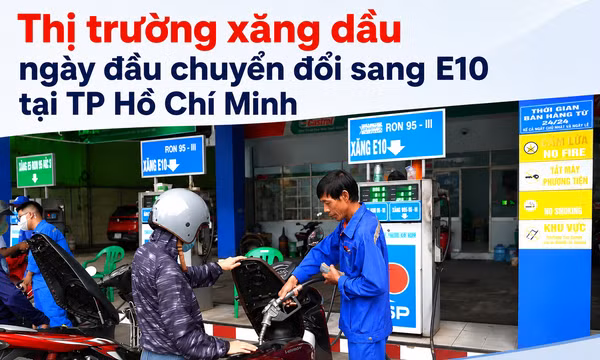 Thị trường xăng dầu trong ngày đầu chuyển đổi sang E10