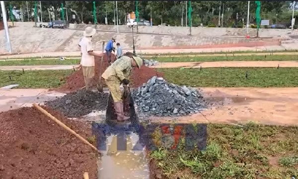 Khẩn trương khắc phục tình trạng lún, nứt Quảng trường Gia Nghĩa