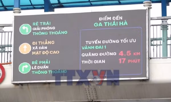Màn hình Led - Tiện ích mới trên các tuyến đường Thủ đô
