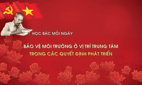 Học Bác mỗi ngày: Bảo vệ môi trường ở vị trí trung tâm trong các quyết định phát triển