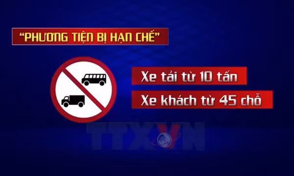 Cấm một số loại xe lớn vào trung tâm Hà Nội dịp Đại hội Đảng 