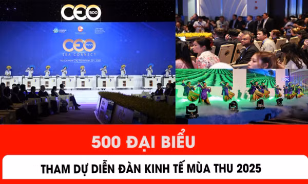 500 đại biểu dự Diễn đàn Kinh tế Mùa thu 2025 tại TP Hồ Chí Minh