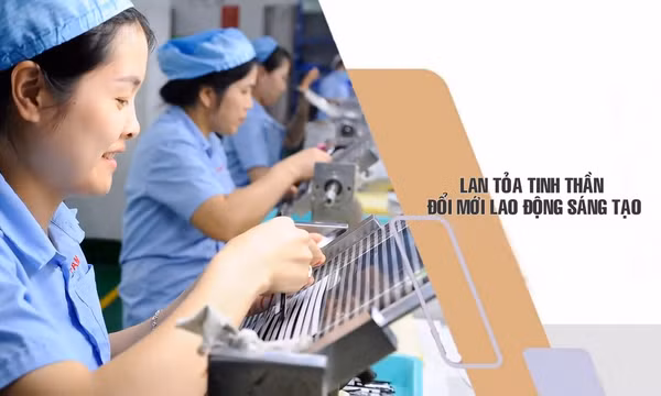 Công nhân Việt Nam đổi mới sáng tạo nâng cao năng suất lao động