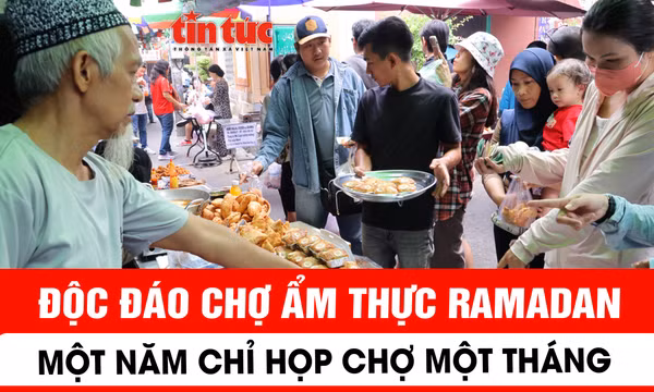 Độc đáo chợ ẩm thực Ramadan một năm chỉ họp chợ một tháng