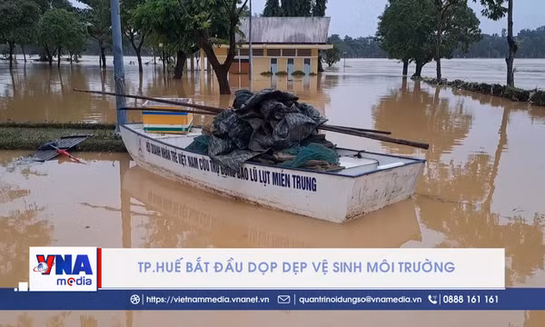 TP Huế bắt đầu dọp dẹp vệ sinh môi trường