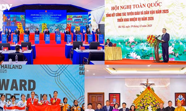 Nổi bật tuần qua: Đồng loạt khởi công, khánh thành 234 công trình trọng điểm; Đội tuyển bóng đá nam vô địch SEA Games 33