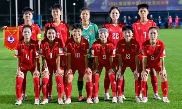 U17 nữ Việt Nam ngoạn mục giành vé vào tứ kết giải châu Á 2026