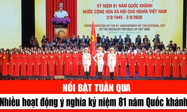 Tin tức TV nổi bật tuần qua: Nhiều hoạt động ý nghĩa kỷ niệm 81 năm Quốc khánh